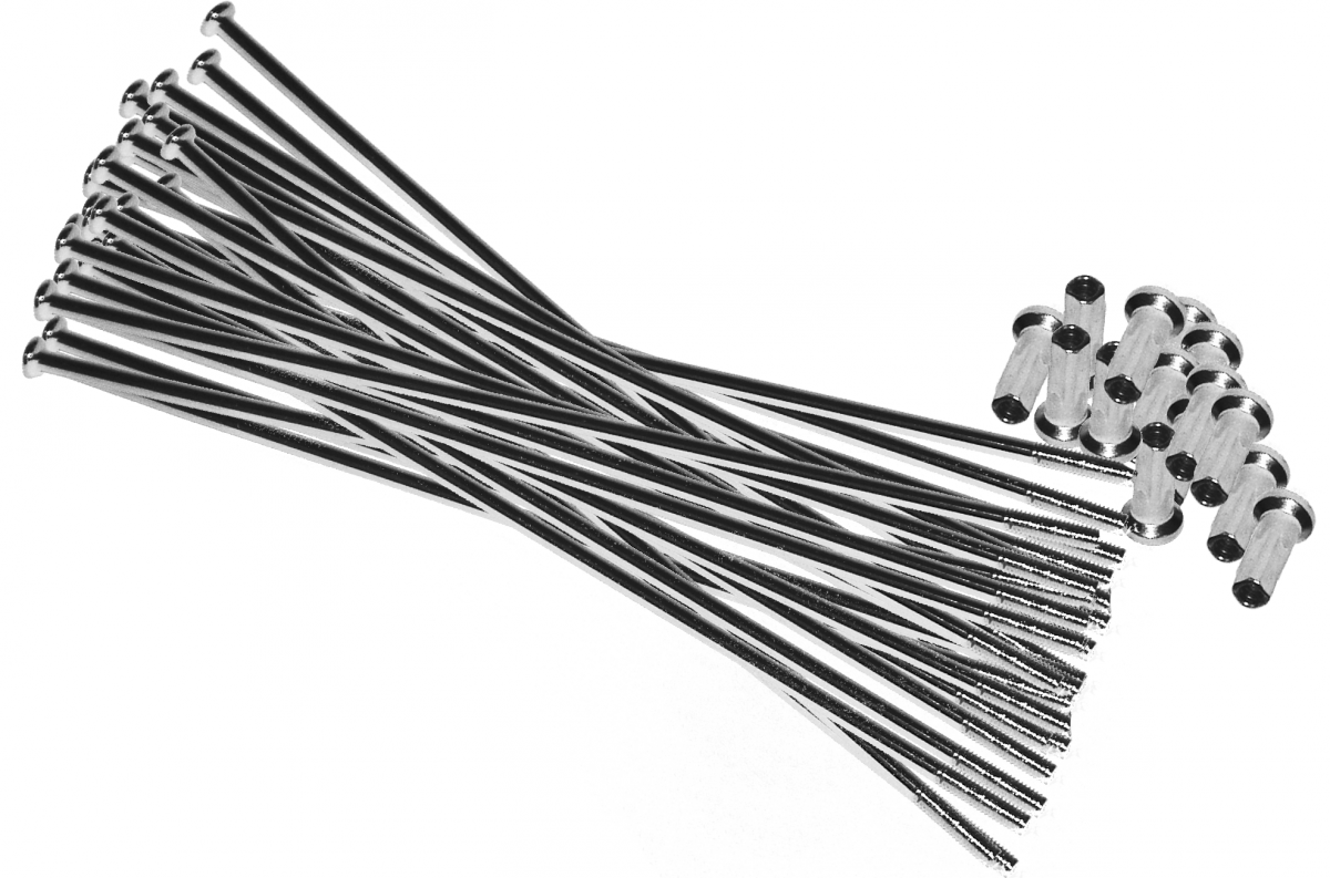 36 Speichen Nirosta Edelstahl Schwarz 1,8 mm x 276 36 Speichen Nirosta Edelstahl Schwarz 1,8 mm x 276